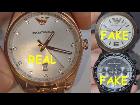 fake armani watch vs real|are Armani watches worth anything.